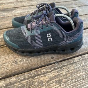 On Running Black and Gray Athletic Shoes for Performance